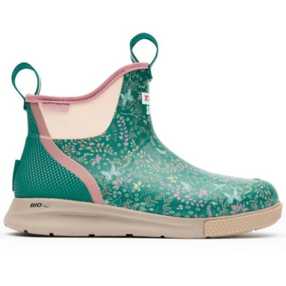 NEW XTRATUF Sports Deck rain Boots in green for women 1125 7t3 - Picture 6 of 8